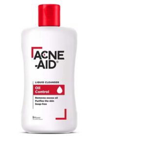 Acne-aid liquid cleanser 100 ml-สีแดง แอคเน่ ลิคขวิด คลีนเซอร์ สบู่เหลวล้างหน้าสำหรับผู้เป็นสิวง่าย