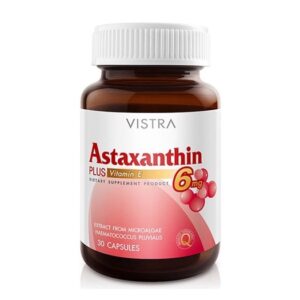 Vistra Astaxanthin 6mg วิสทร้า แอสตาแซนธิน 6 มก. (30 Capsules)