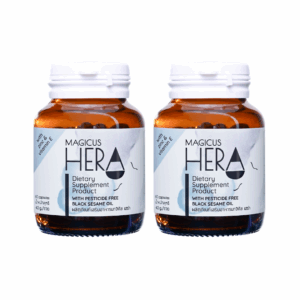 มาจิคัส เฮร่า Magicus Hera อาหารเสริมบำรุงผม สำหรับผู้มีปัญหาผมร่วง ผมบาง ศีรษะล้าน 2 ขวด