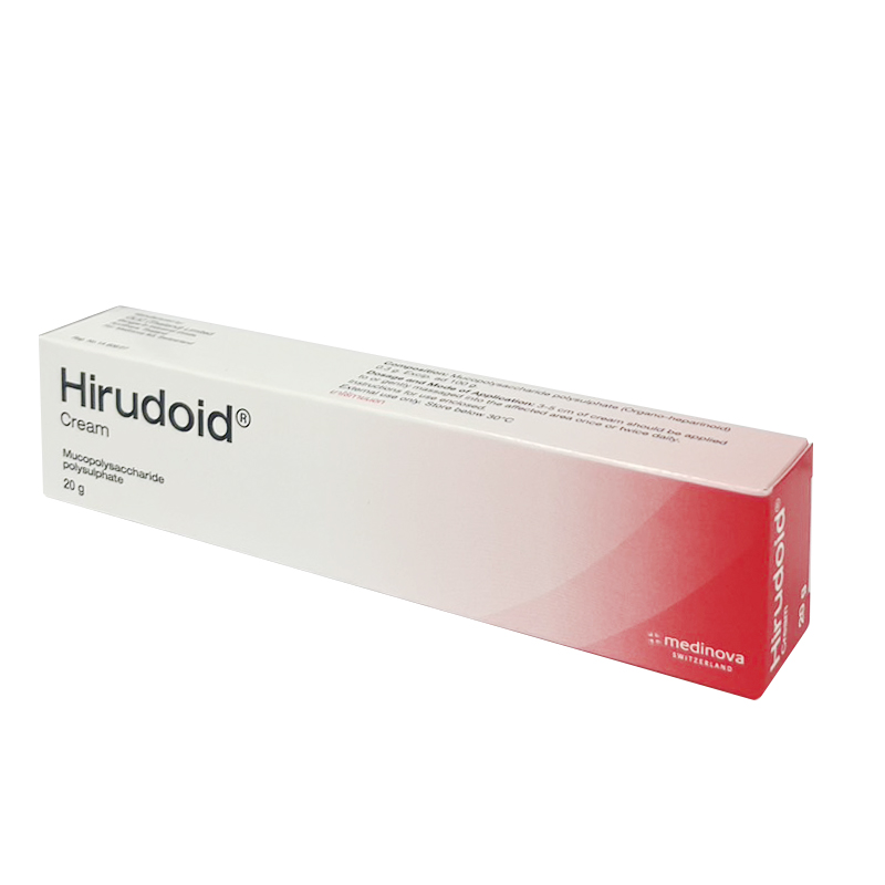 HIRUDOID CREAM 20g ฮีรูดอยด์ ครีม ทารอยแผลเป็น 20กรัม