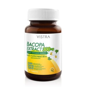 VISTRA BACOPA Extract 300mg 30เม็ด. วิสทร้า บาโคปา