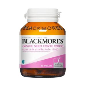 Blackmores Grape Seed Forte 12000mg. 30 เม็ด แบลคมอร์ส เกรพสีด ฟอร์ท