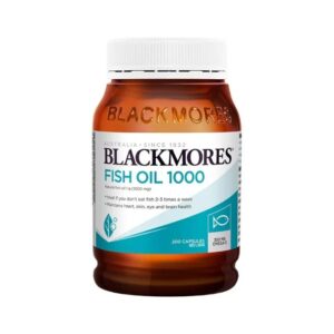 Blackmores Fish Oil 1000 mg 200 เม็ด. แบลคมอร์ส ฟิชออย