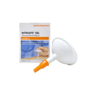 Intrasite Gel 25g ไฮโดรเจลสำหรับดูแลบาดแผลและเนื้อตาย ช่วยสร้างสภาพแวดล้อมที่เหมาะกับการฟื้นฟูแผล พร้อมสนับสนุนให้เนื้อเยื่อใหม่งอกและสมานผิวได้อย่างอ่อนโยน