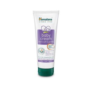 Himalaya Baby Cream 100ml ครีมบำรุงผิวเด็กอ่อน สูตรอ่อนโยน รักษาสมดุลความชุ่มชื้นของผิว อุดมไปด้วยสมุนไพรธรรมชาติ ปราศจาก Mineral Oil, Paraben และสารแต่งสี เหมาะสำหรับทารกแรกเกิดจนถึงวัยเด็ก