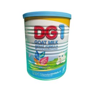 DG-1 Goat Milk Infant Formula 400g นมแพะสำหรับทารกแรกเกิดถึง 1 ปี พิถีพิถันทุกขั้นตอนการผลิต ปลอดภัย 100% อุดมสารอาหารจำเป็น ย่อยง่าย ดูดซึมเร็ว ลดโอกาสภูมิแพ้ เสริมภูมิต้านทานให้ลูกน้อยแข็งแรง