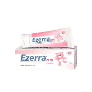 EZERRA PLUS CREAM 25g ครีมบำรุงผิวหน้าและผิวกาย สำหรับผิวแห้ง แพ้ง่าย มี Stimutex-AS, Saccharide Isomerate และ Ceramide เสริมเกราะป้องกันผิว แข็งแรง ปลอดภัยเด็กเล็ก
