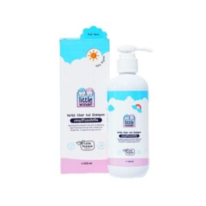 LITTLE WONDER Herbs Clear Kid Shampoo แชมพูสมุนไพรสำหรับเด็ก 250ml ทำความสะอาดศีรษะและร่างกาย อ่อนโยนต่อหนังศีรษะ ล้างออกง่าย ปลอดภัยสำหรับเด็ก