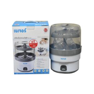 Natur เครื่องนึ่งขวดนมไฟฟ้า รุ่น SZ-2 นึ่งเร็ว 8 นาที ฆ่าเชื้อได้ 99.9% บรรจุได้ 6 ขวด ปลอดสาร BPA มีระบบตัดไฟอัตโนมัติ ใช้งานง่าย เหมาะสำหรับครอบครัว