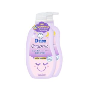 D-NEE Baby Lotion Organic Sweet Dream โลชั่นเด็กสูตรออร์แกนิค กลิ่นหอมผ่อนคลาย บำรุงผิวชุ่มชื้น ซึมเร็ว ไม่เหนียวเหนอะหนะ แพ็คคู่ 300ml x 2