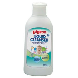 Pigeon น้ำยาล้างขวดนม 200ml ทำความสะอาดขวดนม จุกนม อุปกรณ์เด็ก ของเล่น ด้วยสารสกัด 100% จากธรรมชาติ ปลอดภัย 99.99% สำหรับเด็ก