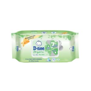 D-NEE Baby Wipe Newborn Organic ผ้าทำความสะอาดเด็กสูตรออร์แกนิค อ่อนโยน ปลอดภัยสำหรับเด็กแรกเกิด