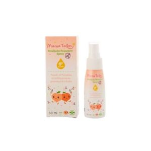 MAMA TALES Mosquito Repellent Spray 50 มล. สเปรย์ไล่ยุงสูตรออร์แกนิค กลิ่นพีชญี่ปุ่น ปราศจาก DEET และสารเคมีรุนแรง อ่อนโยนต่อผิว ป้องกันยุงได้นาน 6–7 ชั่วโมง