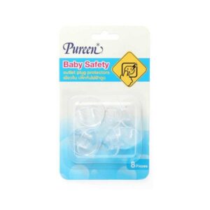 PUREEN ขาเสียบปิดปลั๊กไฟ ปลั๊กกันไฟดูดสำหรับเด็กเล็ก ผลิตจากพลาสติกไม่เป็นสื่อนำไฟฟ้า ขนาดพอดีกับเต้าเสียบมาตรฐาน ช่วยเพิ่มความปลอดภัยภายในบ้าน