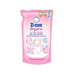 D-NEE New Born ปรับผ้านุ่มเด็ก Organic Happy Baby 550ml สูตรอ่อนโยน Natural & Sensitive ไม่ระคายเคือง ผ่านการทดสอบ Hypoallergenic