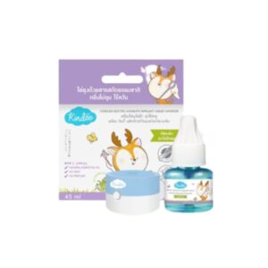 KINDEE เครื่องไล่ยุงไฟฟ้าไร้สาย กลิ่นตะไคร้หอม 45ml ใช้น้ำมันหอมระเหยธรรมชาติ ไล่ยุงและแมลง ใช้งานง่าย ปลอดภัย