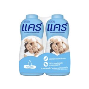 CARE แป้งฝุ่น สูตรไฮโป-อัลเลอร์เจนิก กลิ่นคลาสสิค แพ็คคู่ 350g x2 อ่อนโยนต่อผิวแพ้ง่าย ปราศจากพาราเบน ซิลิโคน และสีสังเคราะห์ พร้อมสารสกัดจากขมิ้น