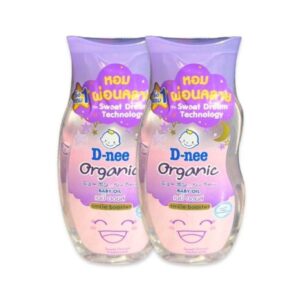 D-NEE Organic Baby Oil Sweet Dream แพ็คคู่ 200ml x 2 เบบี้ออยล์ออร์แกนิค ซึมไว ไม่เหนียว บำรุงผิวชุ่มชื้น อ่อนโยนสำหรับเด็กแรกเกิด