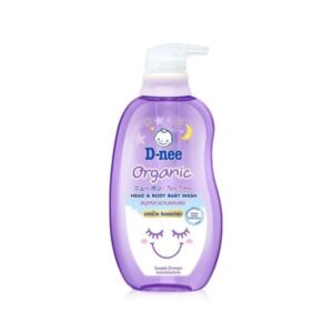 D-NEE Organic For Newborn Head & Body Baby Wash สูตร Sweet Dream 380ml สบู่เหลวอาบและสระสำหรับเด็กแรกเกิด ออร์แกนิค pH Balance อ่อนโยน ปราศจากพาราเบนและ SLS