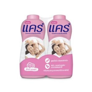 CARE แป้งฝุ่น สูตรไฮโป-อัลเลอร์เจนิก กลิ่นพิงค์ซอฟท์ แพ็คคู่ 350g. x 2 กลิ่นหอมละมุน อ่อนโยนต่อผิว ปราศจากพาราเบน ซิลิโคน และสีสังเคราะห์