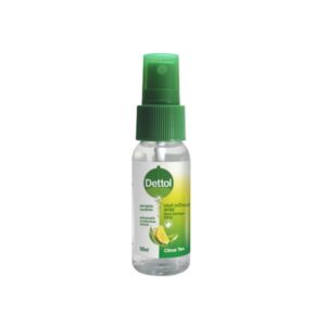 DETTOL Hand Sanitizer Spray Citrus Tea 50ml สเปรย์ล้างมือ แอลกอฮอล์ 73% ผสมอโลเวร่าและวิตามินอี ป้องกันแบคทีเรีย คงความชุ่มชื้น ใช้สะดวกทุกที่ทุกเวลา