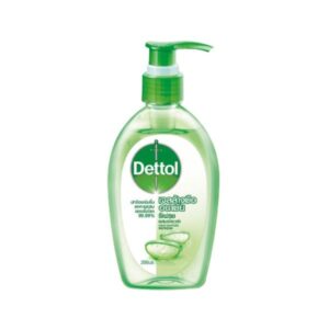 DETTOL Instant Hand Sanitizer 200ml เจลล้างมือสูตรหอมสดชื่น ผสมอโลเวร่า ลดการสะสมของแบคทีเรียได้ถึง 99.9% มือสะอาด นุ่ม ใช้งานง่ายโดยไม่ต้องล้างน้ำ