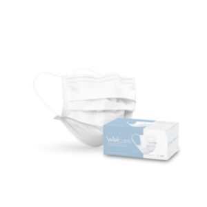 Welcare Mask For Kids หน้ากากอนามัย 3 ชั้น สำหรับเด็ก สีขาว 50 ชิ้น ป้องกันแบคทีเรียขนาดอนุภาค 3 ไมครอน (BFE ≥ 99%) สายคล้องหูนุ่มสบาย ใช้งานสะดวกทุกวัน
