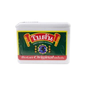 Botan เม็ดอม Original 5.4 กรัม เม็ดอมสมุนไพรแท้ ช่วยชุ่มคอ ดับกลิ่นปาก กลิ่นอาหาร แก้ไอ มีส่วนผสมชะเอมแท้ 100% และน้ำมันสะระแหน่ ไม่มีน้ำตาล ละลายช้า อมได้นาน