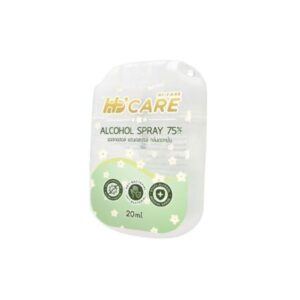 HI CARE ALCOHOL SPRAY 75% แอลกอฮอล์สเปรย์ 20ml ฆ่าเชื้อแบคทีเรียและไวรัสบนมือ กลิ่นดอกปีบ หอมสดชื่น ใช้งานง่าย ปลอดภัย พกพาสะดวก เหมาะสำหรับใช้ทุกวัน