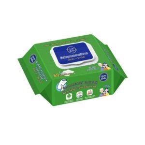 Anan อันอัน ผ้าทำความสะอาดผิว 50 แผ่น แผ่นใหญ่พิเศษ มีสารสกัดอโลเวร่า บำรุงผิวชุ่มชื้น ปราศจากแอลกอฮอล์ น้ำหอมและกลิ่น อ่อนโยน เหมาะกับทุกสภาพผิว ใช้ง่าย ปลอดภัย