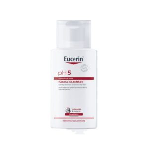Eucerin pH5 Sensitive Skin Facial Cleanser เจลล้างหน้าสำหรับผิวบอบบางแพ้ง่าย ทำความสะอาดอย่างอ่อนโยน เสริมเกราะผิว ไม่ก่อให้เกิดสิวอุดตัน