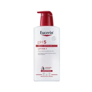Eucerin pH5 Lotion F โลชั่นบำรุงผิวกายสำหรับผิวบอบบางแพ้ง่าย ช่วยกักเก็บความชุ่มชื้นยาวนาน 24 ชั่วโมง เสริมเกราะปกป้องผิวให้แข็งแรง