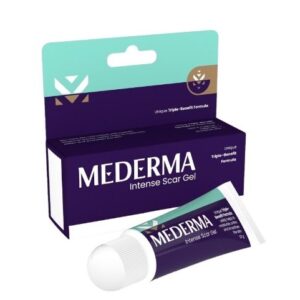 Mederma Intense Scar Gel 10 กรัม เจลดูแลรอยแผลเป็นทั้งเก่าและใหม่ ช่วยให้รอยแผลแลดูจางลง ผิวเรียบเนียนขึ้น ใช้ง่ายเพียงวันละ 1 ครั้ง