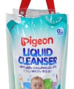 Pigeon น้ำยาล้างขวดนม รีฟิล 700 มล. แพ็ค 2 ผลิตจากสารทำความสะอาดธรรมชาติ 100% ช่วยขจัดคราบน้ำนม ฆ่าเชื้อแบคทีเรียได้ถึง 99.99% ปลอดภัยสำหรับเด็ก