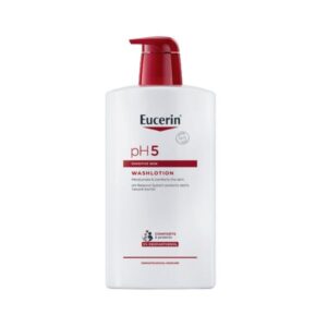 Eucerin pH5 Wash Lotion 1000ml ครีมอาบน้ำสูตรอ่อนโยน สำหรับผิวแห้ง ผิวแพ้ง่าย ช่วยเสริมเกราะปกป้องผิวและคงความชุ่มชื้น