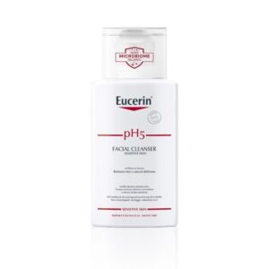 Eucerin pH5 Sensitive Skin Facial Cleanser 100ml คลีนเซอร์ผิวบอบบางแพ้ง่าย สูตร 0% อ่อนโยน ปราศจากสบู่ น้ำหอม แอลกอฮอล์ ช่วยรักษาสมดุลผิว ไม่อุดตัน