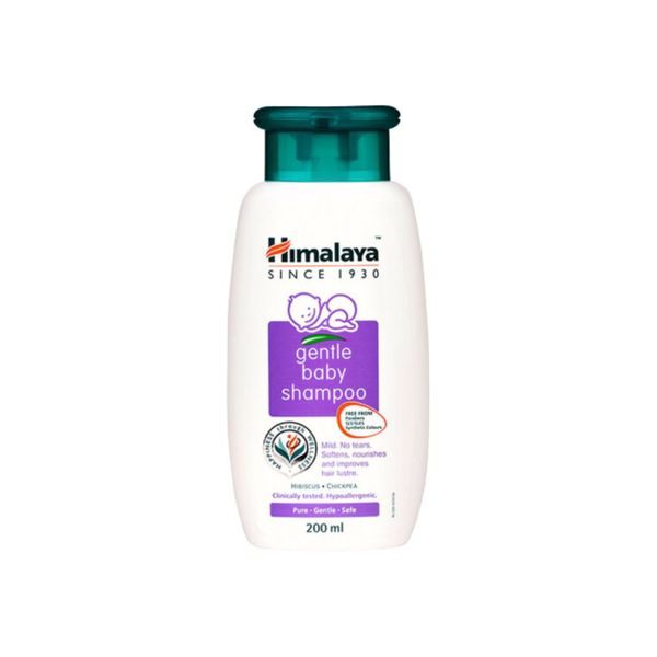 Himalaya Gentle Baby Shampoo 200ml แชมพูอ่อนโยนสำหรับทารกและเด็ก สูตรปราศจากซัลเฟต Paraben และ SLS อุดมสมุนไพรธรรมชาติ ทำให้ผมนุ่ม ไม่พันกัน แข็งแรง และเงางาม