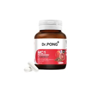DR.PONG MC1 PYCNOGENOL plus Red Orange Extract 30 แคปซูล อาหารเสริมสารสกัดจากส้มแดงอิตาลีและเปลือกสนฝรั่งเศส ช่วยต้านอนุมูลอิสระ สนับสนุนสุขภาพผิวและการไหลเวียนเลือด