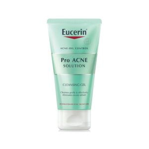 Eucerin Pro Acne Solution Cleansing Gel 75ml คลีนซิ่งเจลอ่อนโยนสำหรับผิวบอบบางและมีแนวโน้มเป็นสิวง่าย ทำความสะอาดเมคอัพและสิ่งสกปรก ลดความมันส่วนเกิน และยับยั้งแบคทีเรีย ลดโอกาสเกิดสิว เผยผิวเนียนใส