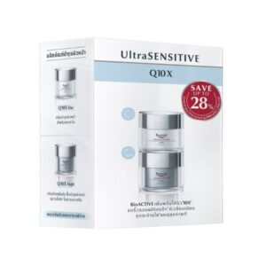 EUCERIN Ultrasensitive Q10X Day & Night Cream 50ml ครีมบำรุงผิวหน้าสำหรับผิวแพ้ง่าย ลดริ้วรอย ฟื้นฟูผิวให้ชุ่มชื้น อิ่มฟู กระจ่างใส เหมาะสำหรับผิวบอบบาง
