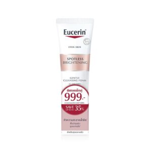 Eucerin Spotless Brightening Gentle Cleansing Foam 150g แพ็คคู่ โฟมหน้าใส สูตรอ่อนโยน ปราศจากแอลกอฮอล์ ช่วยลดฝ้า กระ จุดด่างดำ ขจัดเซลล์ผิวคล้ำเสียและเติมความชุ่มชื้นให้ผิวหน้า
