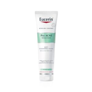 Eucerin Pro Acne Solution Gentle Cleansing Foam 150g โฟมล้างหน้าสำหรับผิวมัน & เป็นสิวง่าย ลดสิวอุดตัน ขจัดความมันส่วนเกิน สูตรอ่อนโยนแม้ผิวบอบบางแพ้ง่าย