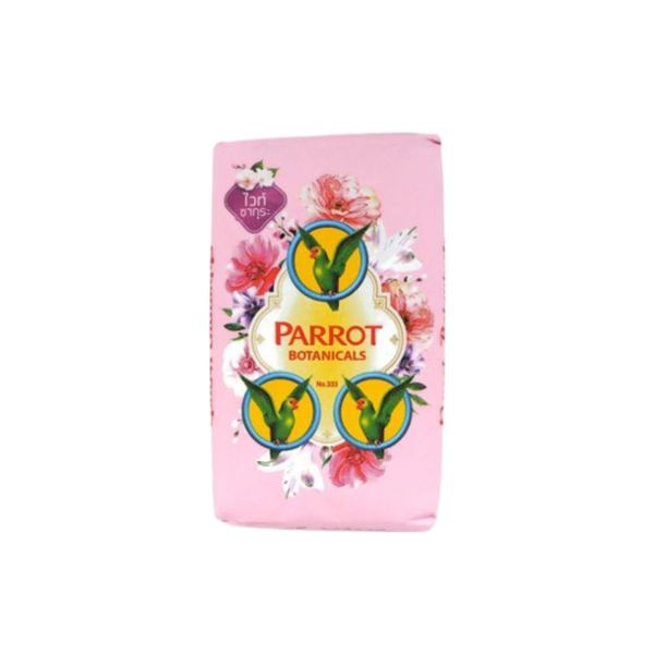 PARROT Botanicals Soap White Sakura สบู่ก้อนกลิ่นไวท์ซากุระ หอมละมุนติดผิวยาวนาน พร้อมบำรุงผิวหน้าและผิวกายให้กระจ่างใส อมชมพู