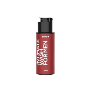 BOND Men’s Intimate Wash Aries 45ml ผลิตภัณฑ์ทำความสะอาดจุดซ่อนเร้นสำหรับผู้ชาย สูตรอุ่น กลิ่นหอมติดผิว พร้อมสารสกัดจากโสมและขิง ช่วยบำรุงผิวให้ชุ่มชื้น เปล่งปลั่ง และสุขภาพดี
