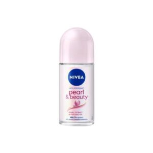 NIVEA Anti Perspirant Pearl & Beauty 25ml โรลออนลดเหงื่อและระงับกลิ่นกาย ผสมสารสกัดไข่มุกธรรมชาติ ปรับผิวเรียบเนียนดุจไข่มุก พร้อมกลิ่นหอมละมุน ปกป้องยาวนานตลอดวัน