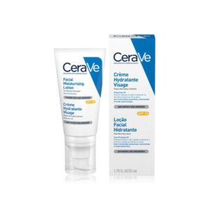 CeraVe Facial Moisturizing Lotion SPF25 52ml โลชั่นบำรุงผิวหน้าสำหรับผิวธรรมดาถึงแห้ง ช่วยให้ความชุ่มชื้นยาวนาน ฟื้นปราการผิว ปกป้องผิวจากแสงแดด SPF25 ปราศจากน้ำหอม ไม่อุดตัน
