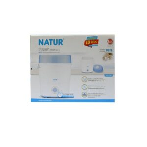 Natur เครื่องนึ่งขวดนมไฟฟ้าพร้อมอบแห้ง รุ่น SD-3 นึ่งฆ่าเชื้อเร็ว 8 นาที อบแห้งสนิทด้วยลมร้อน 60 นาที พร้อม HEPA Filter คงความปลอดเชื้อได้นาน 3 ชั่วโมง เหมาะสำหรับคุณแม่ยุคใหม่