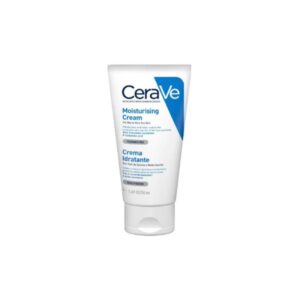 CERAVE Moisturising Cream 50ml ครีมบำรุงผิวหน้าและผิวกาย สำหรับผิวแห้งถึงแห้งมาก ฟื้นฟูปราการผิวด้วยเซราไมด์ 3 ชนิดและไฮยาลูโรนิค แอซิด ซึมเร็ว อ่อนโยนต่อผิวบอบบาง ปราศจากน้ำมันและน้ำหอม