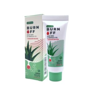 NANOMED Burnoff Aloe Vera & Centella Gel + Dragon Blood 7g เจลบำรุงผิวหลังถูกแดดหรือโดนความร้อน ช่วยปลอบประโลม ฟื้นฟูผิว ปลอดภัยต่อทุกสภาพผิว ใช้ได้ทั้งผิวหน้าและผิวกาย