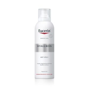 Eucerin Hyaluron Mist Spray 150ml สเปรย์ไฮยาลูรอนเข้มข้น ฟื้นบำรุงผิวแห้งและระคายง่าย ให้ผิวชุ่มชื้นยาวนาน ซึมซาบเร็ว ปราศจากน้ำหอมและพาราเบน